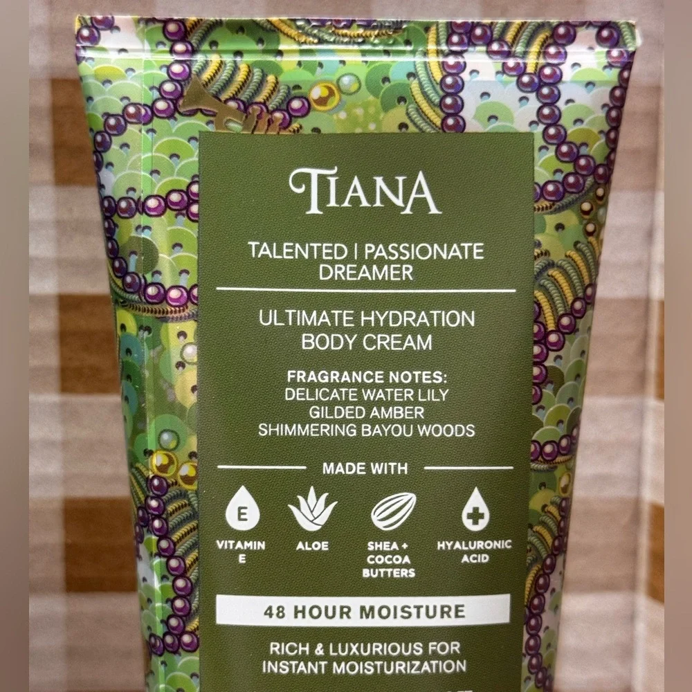 NEW B&BW Tiana Fragrance and Body Cream Set, Disney Princess Collection